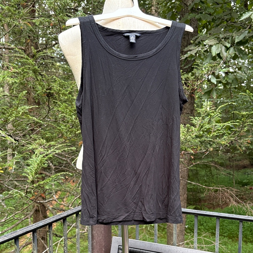 Banana Republic black sleeveless stretchy Women's Top sz. M